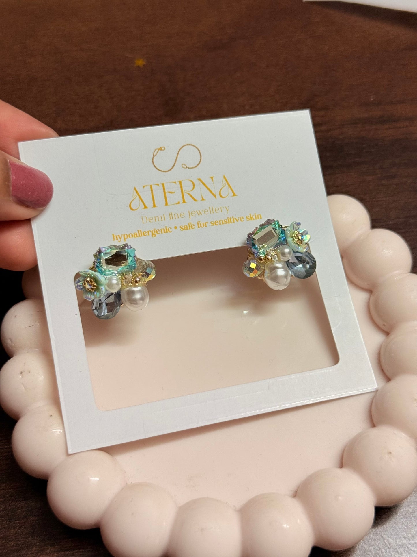 Aurora bloom studs