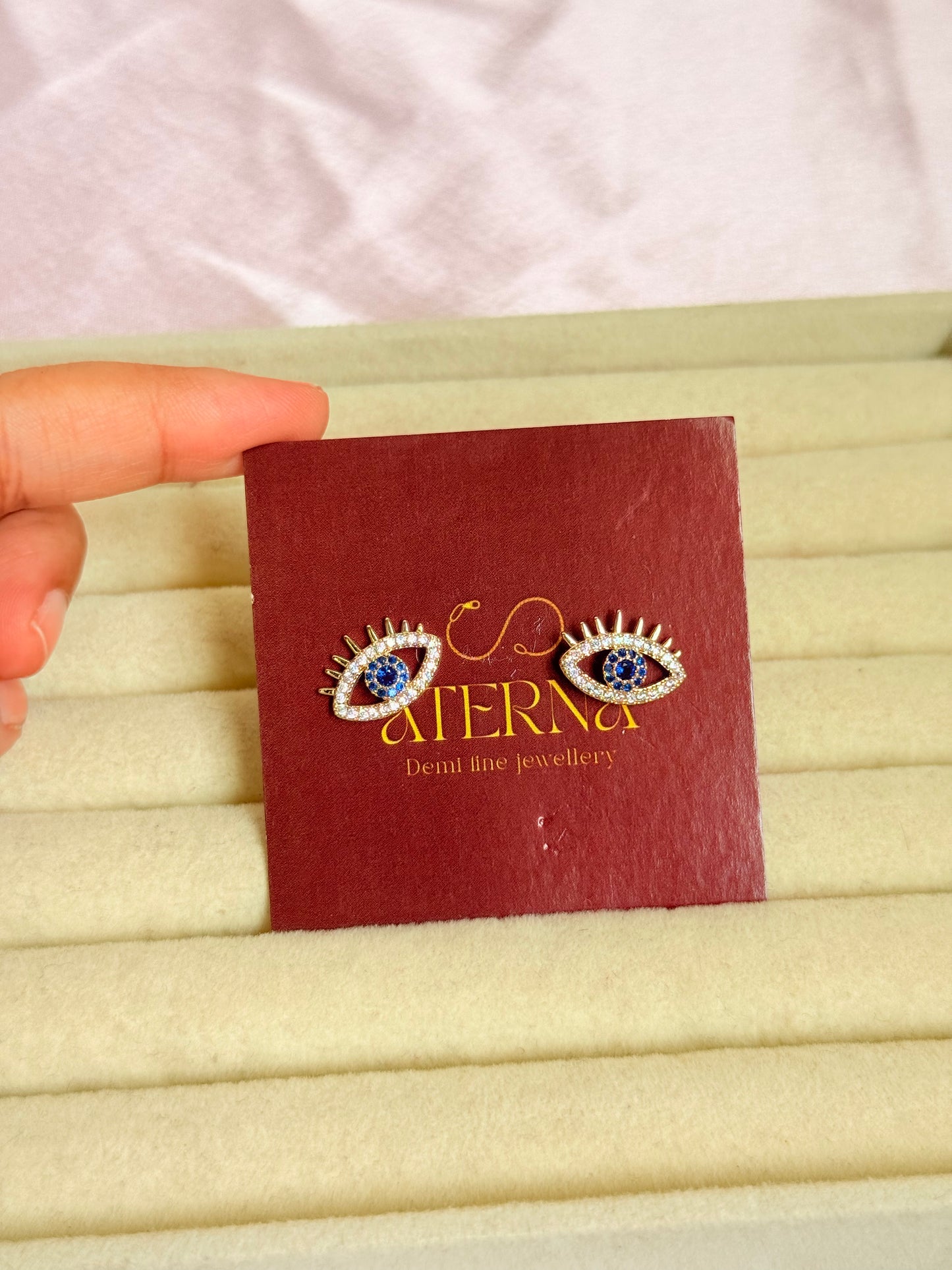 Evil eye studs