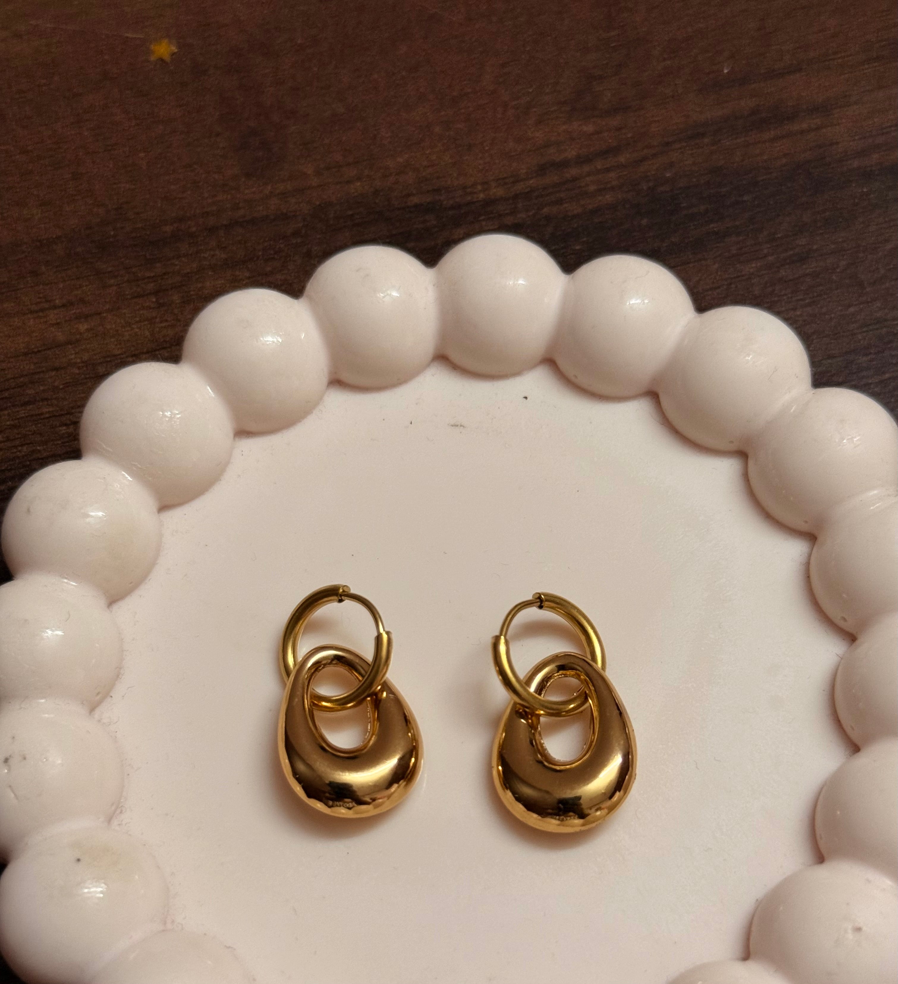 Luna drop earrings