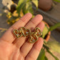 Dual heart studs