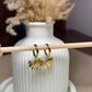 Bowie anti tarnish drop earrings bow inspired look