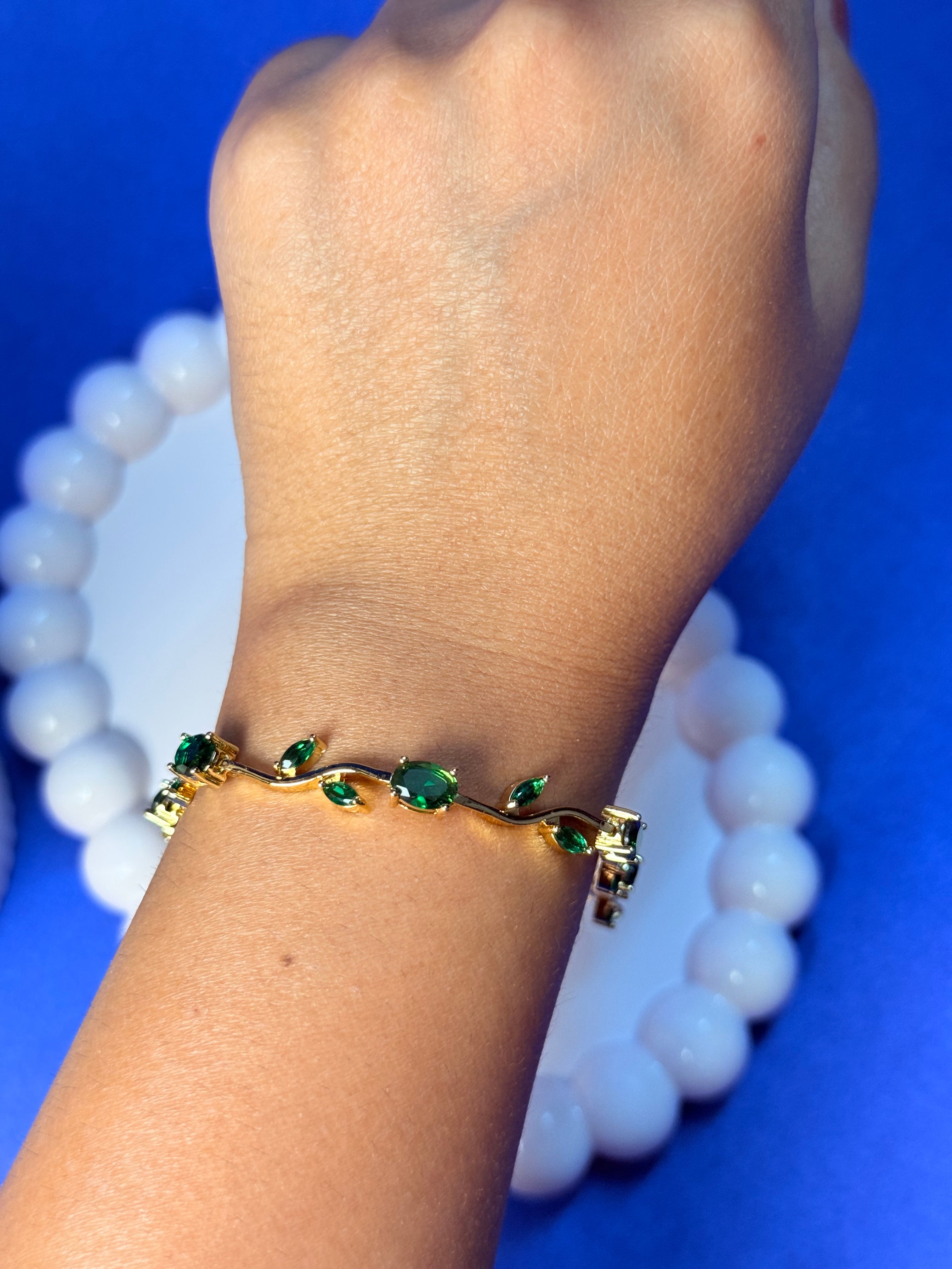 Green tulip bracelets