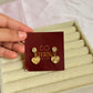 Bella heart earrings