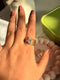 Royal heart stack ring