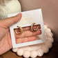 Dainty circle hoops