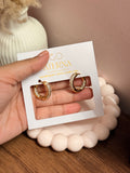Dainty circle hoops