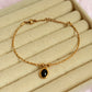 Black Bead Bracelet
