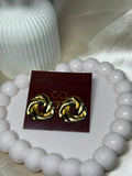 Knot stud earrings