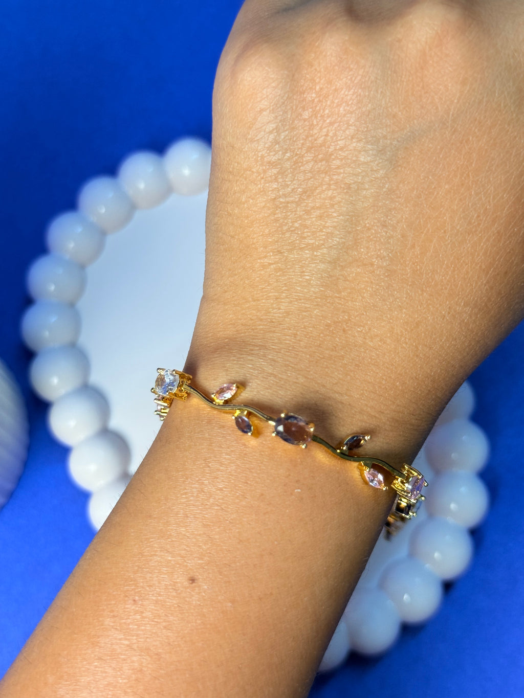 Pink& purple tulip bracelets