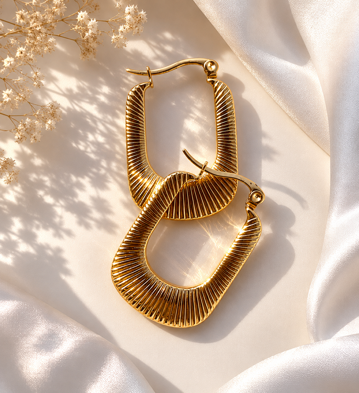 Elara gold hoops