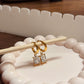 Crystal daisy earrings