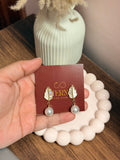 Pearl drop earrings