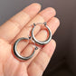 Luna hoops silver