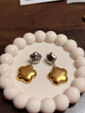 Clover drop earrings