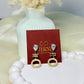 Celestial halo anti tarnish earrings elegant styling