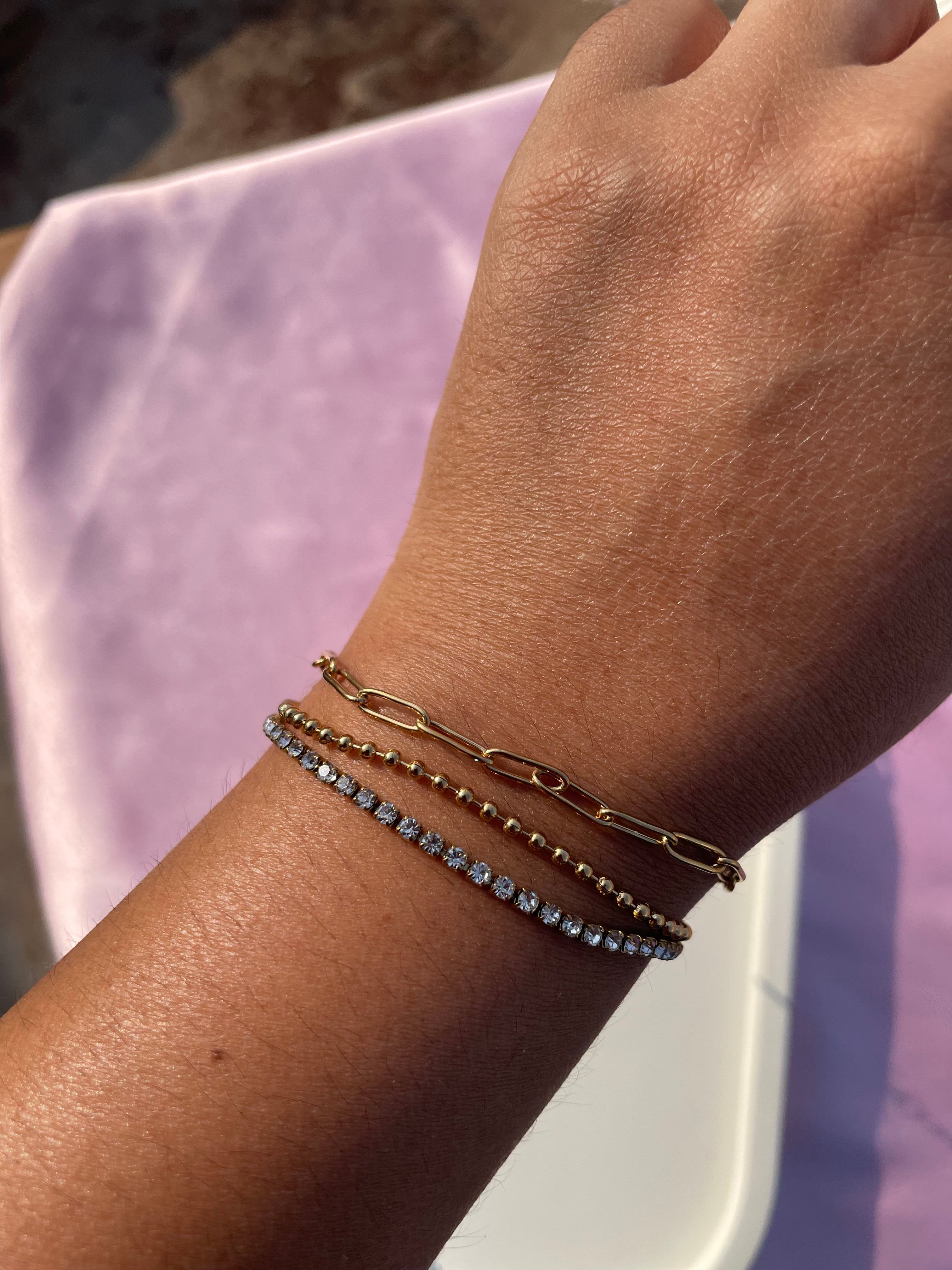 Elegant anti tarnish bracelet versatile everyday style