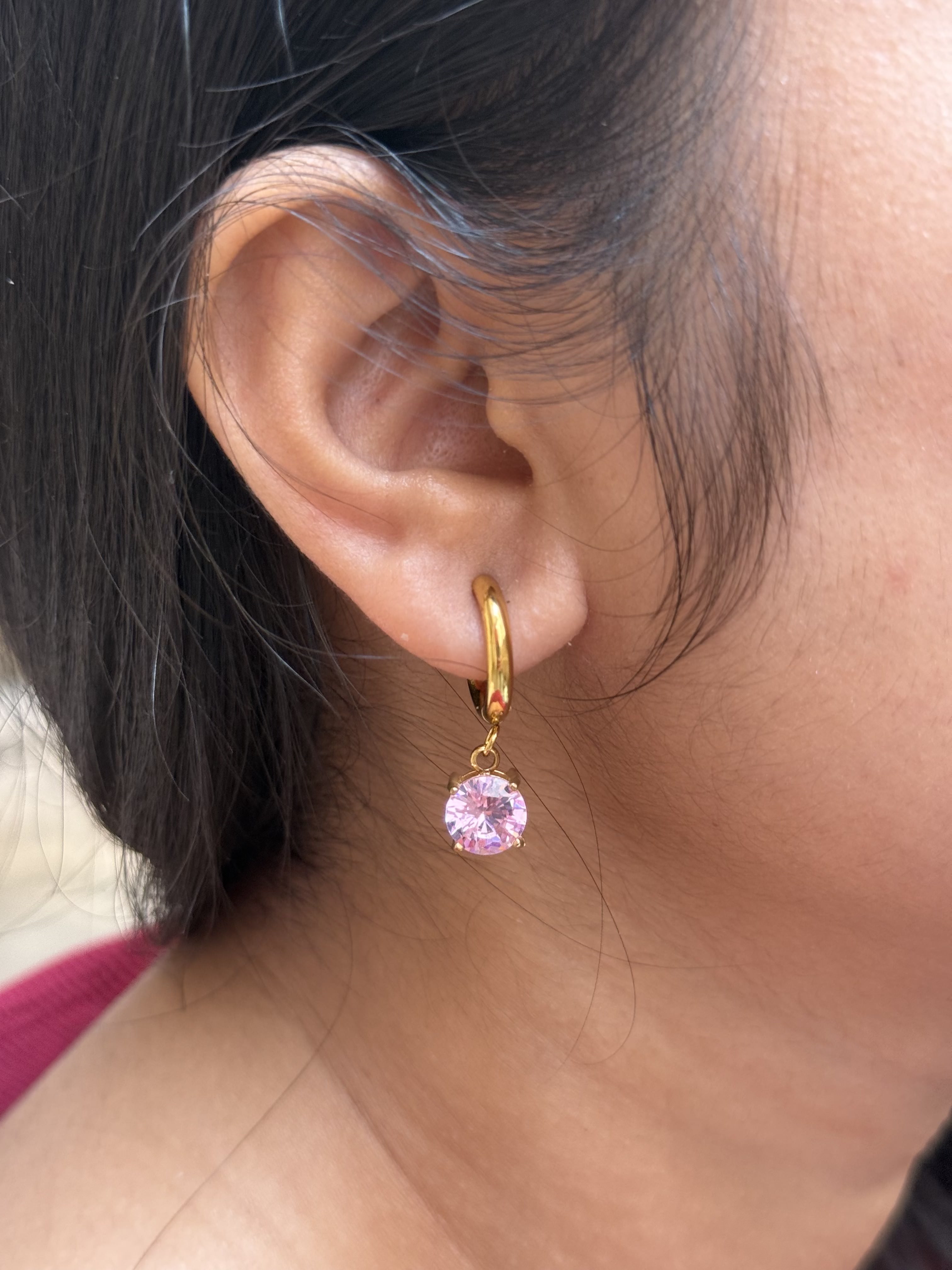 Eva anti tarnish drop earrings elegant styling
