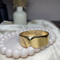 Bold anti tarnish cuff bracelet statement everyday style