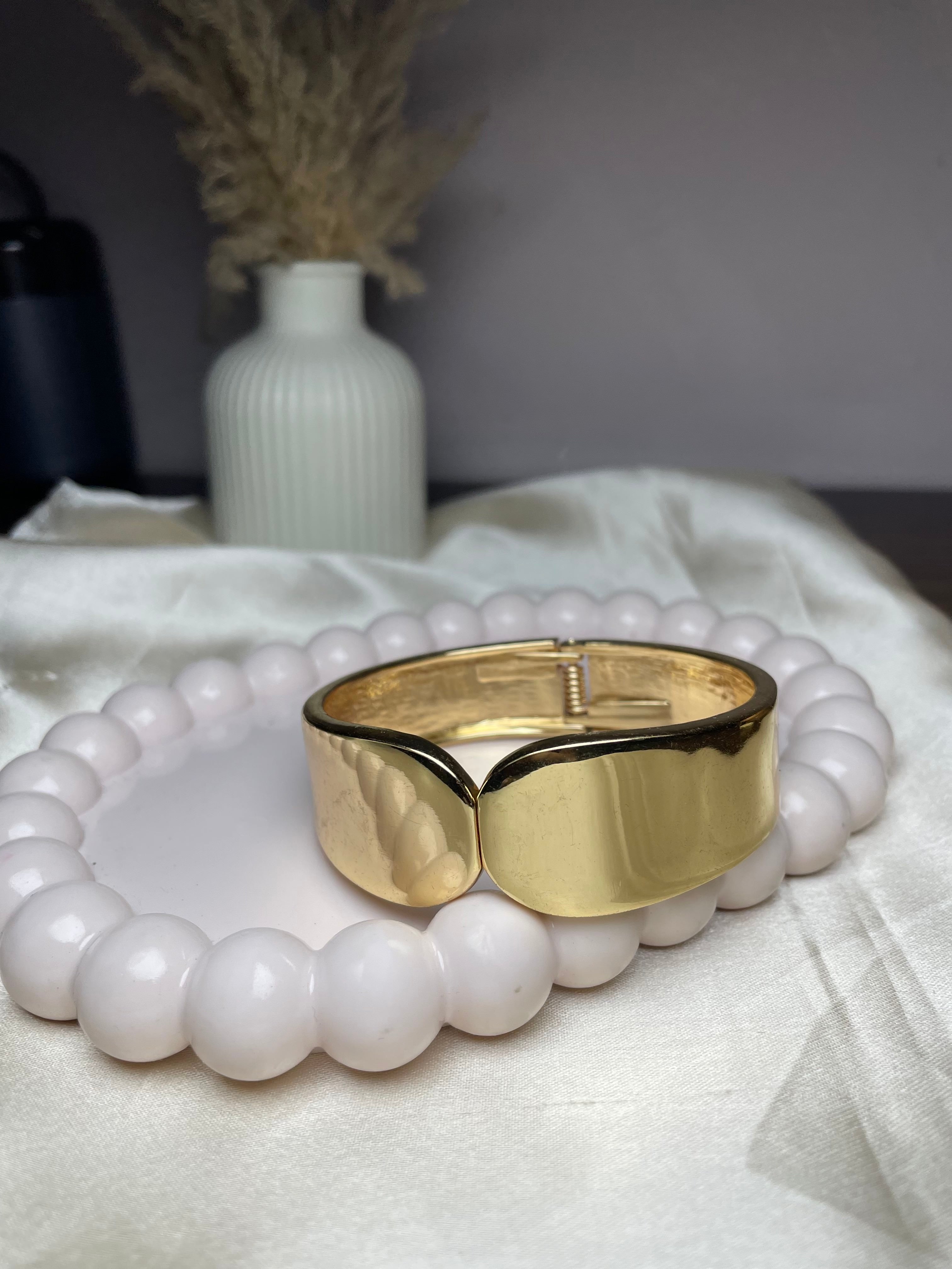 Bold anti tarnish cuff bracelet statement everyday style