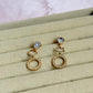 Celestial halo earrings