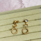 Celestial halo earrings