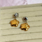 Clover drop earrings