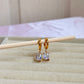 Crystal daisy earrings
