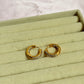 Dainty circle hoops