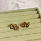 Dual heart studs