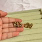 Dual heart studs