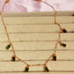 Emerald Rounded Necklace