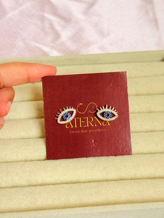 Evil eye studs