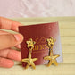 Hanging Starfish Earrings