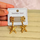Flower starfish drop earrings