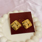 golden knot studs