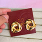 Knot stud earrings