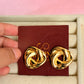 Knot stud earrings