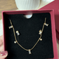 Golden starlight anti tarnish jewelry set luxury styling