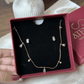 Moonlit teardrop anti tarnish jewelry set elegant everyday wear