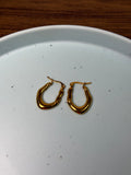Classic anti tarnish silver hoop earrings timeless style