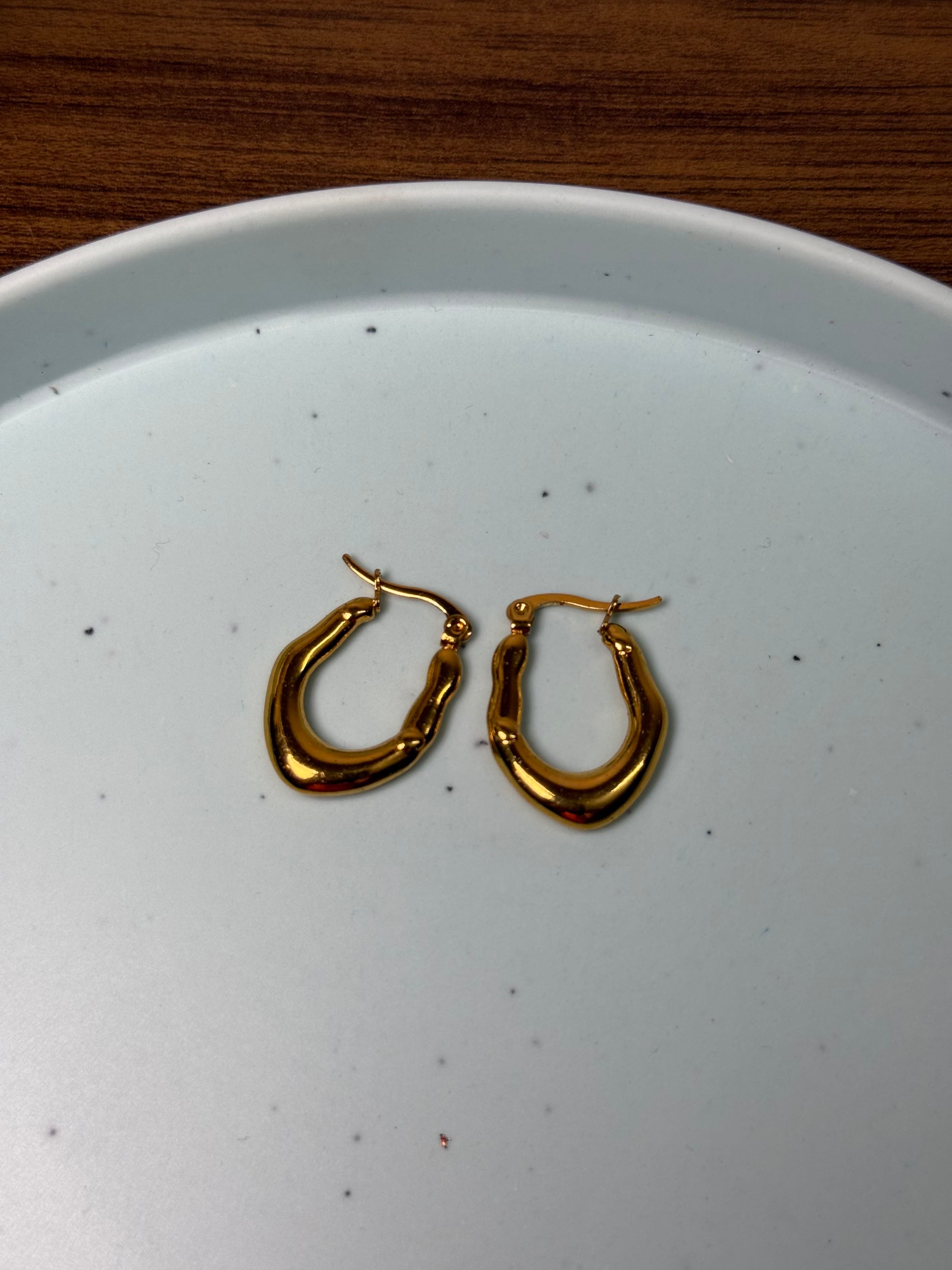 Classic anti tarnish silver hoop earrings timeless style