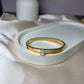 Solitaire gold anti tarnish bracelet elegant style