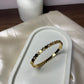 Studded gold anti tarnish bracelet premium look