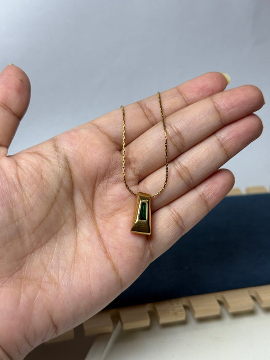 Zara Emerald Chain