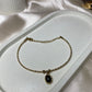 Black bead anti tarnish bracelet bold everyday style