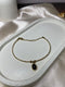Black bead anti tarnish bracelet bold everyday style
