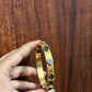 Black clover anti tarnish bracelet trendy everyday jewelry