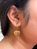 Emma anti tarnish drop earrings minimal design