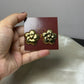 Flower stud anti tarnish earrings feminine look