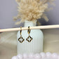 Mini clover anti tarnish earrings everyday styling